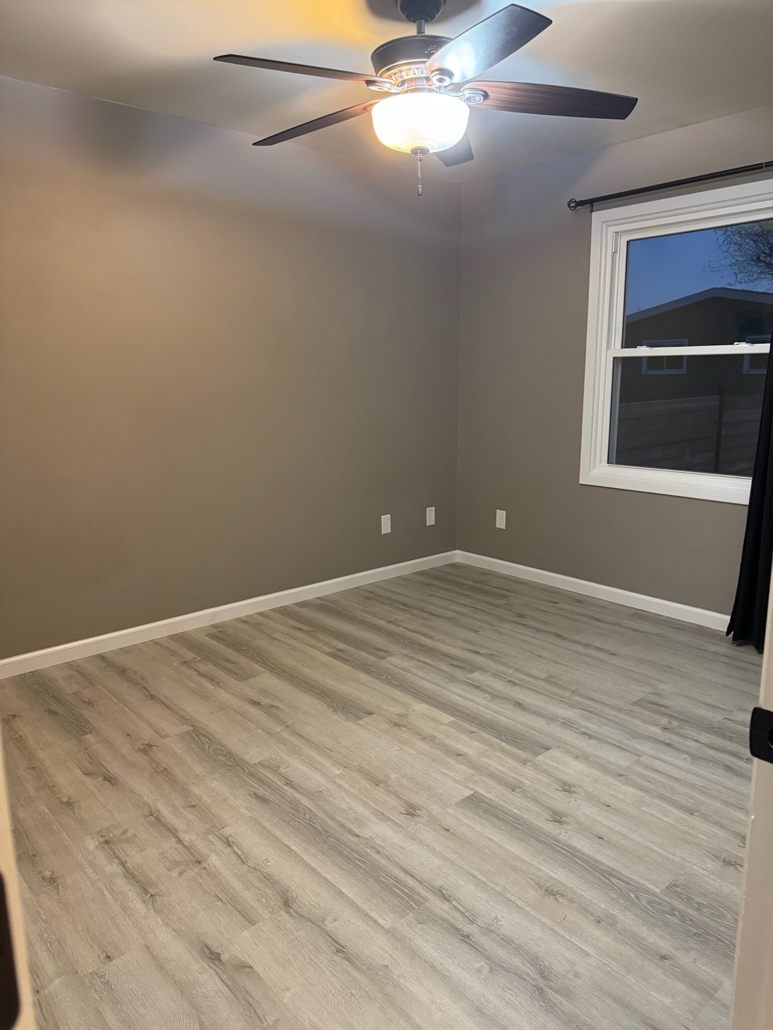Bedroom 2 Fan and Window